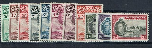 Image of Gold Coast/Ghana SG 120/31 LMM British Commonwealth Stamp